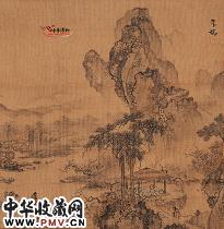 明朱端 山水