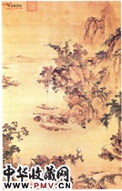 明朱端　山水图