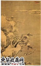 明朱端　寒江独钓图