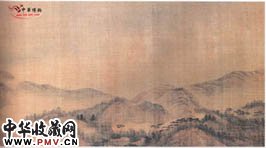 清叶欣　钟山图（部分）