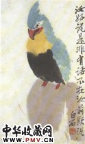 近现代齐白石　鹦鹉