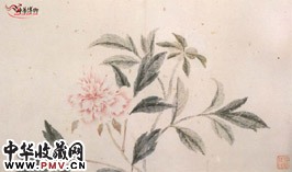 明沈周　花鸟图轴（之一）