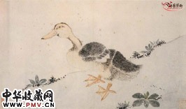 明沈周　花鸟图轴（之三）