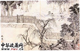 明沈周　山水图