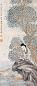 冯超然 辛酉(1921年) 桂阴仕女 镜心 设色纸本