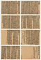 金农 楷书《宣和博古图》跋语 册页(15开选8) 水墨纸本