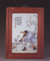 民国 王琦绘粉彩灵馗瓷板