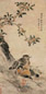 余省 丙戌(1766年)作 花鸟 立轴 设色纸本