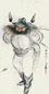 张之溶 钟馗 立轴 设色纸本