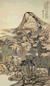 王学浩 拟黄公望山水 立轴 设色纸本