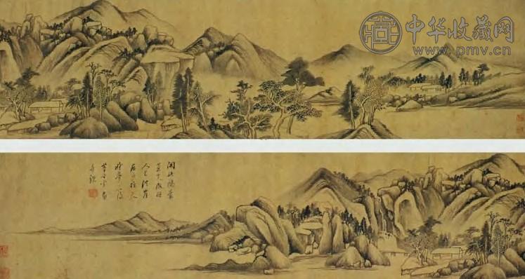 清 董其昌 山水 卷