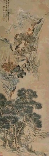 蔡嘉 山水 立轴 纸本