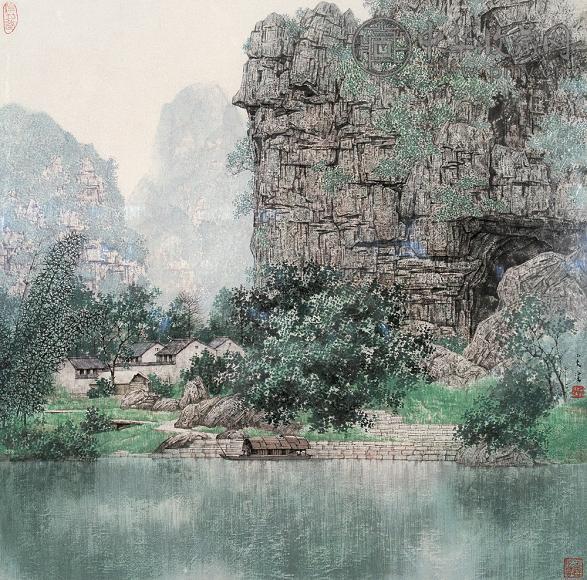 宋涤 山水 镜心 纸本