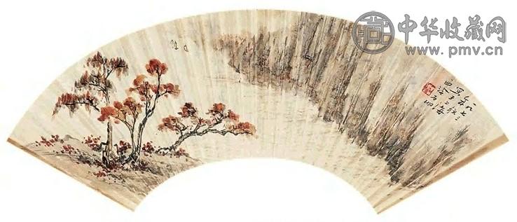 申石伽等 山水 扇面