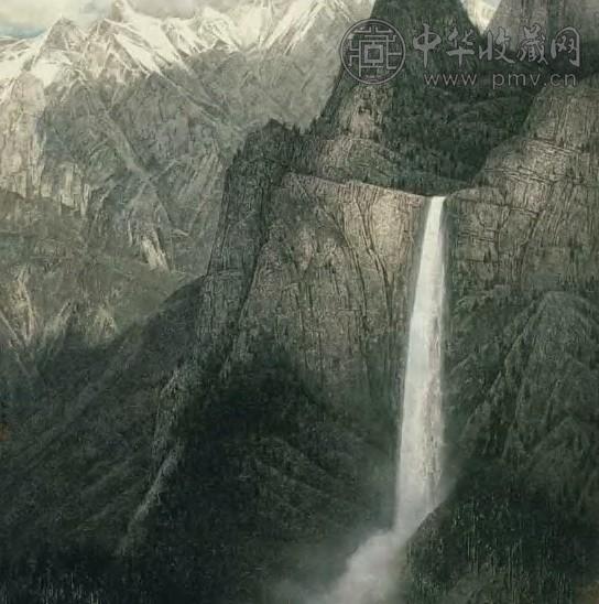 宋涤 当代 山林 镜心