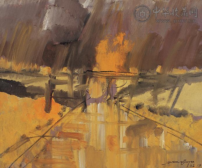 俞晓夫 武夷印象 布面 油彩