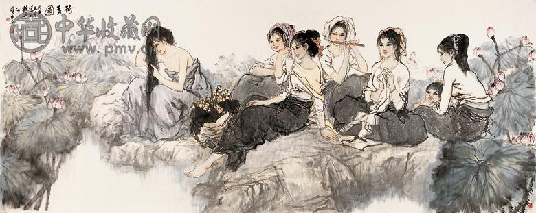 姚有多 1998年作 荷香图 镜心 纸本设色