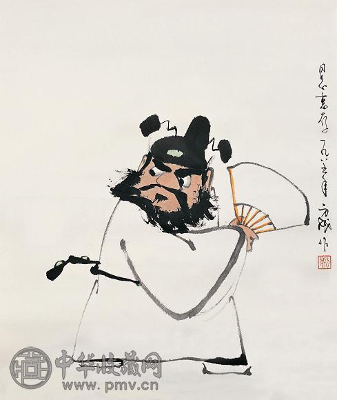 方成 1985年作 钟馗 镜心 设色纸本