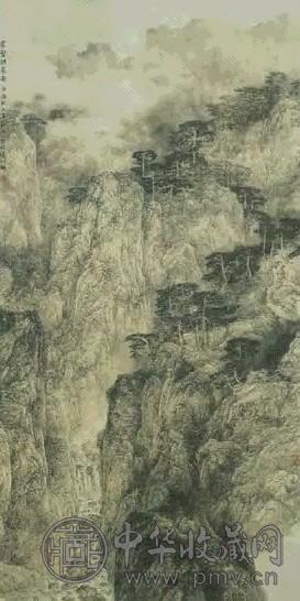 刘逊 云壑幽泉 轴