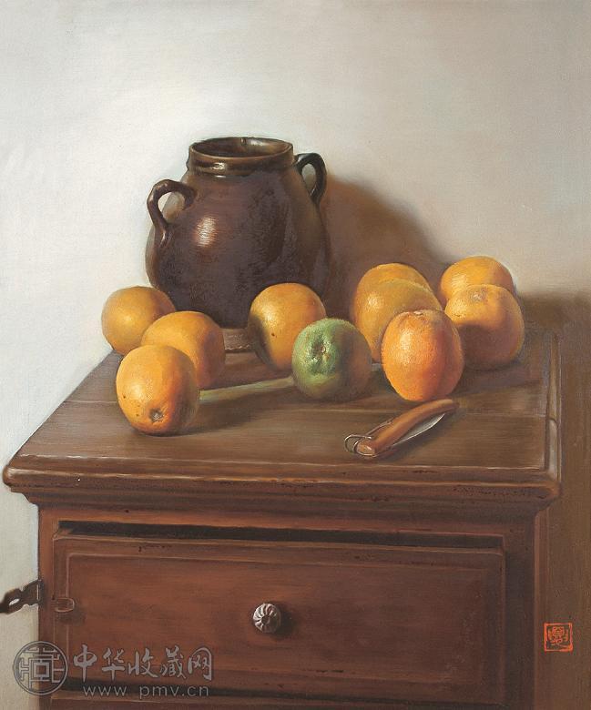 夏星 静物 布面 油画