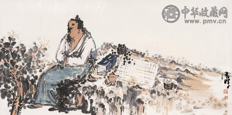 王晓晖 思奕图 镜心 设色纸本