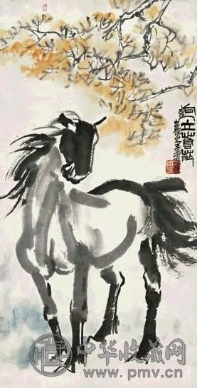 王青芳 迥立苍茫 镜心 设色纸本