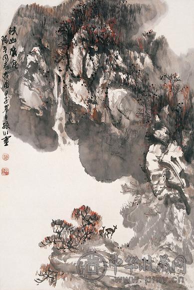 赵振川 山水 镜心 纸本