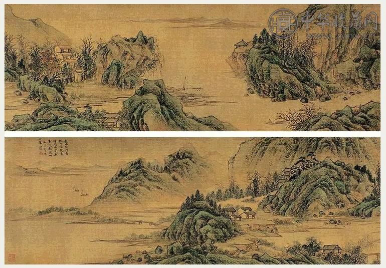 清 陈祼 春水柴门图 卷