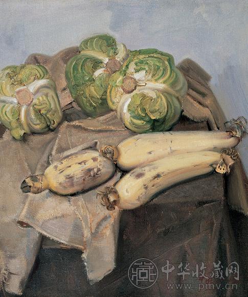 忻东旺 2002年作 静物 布上 油彩