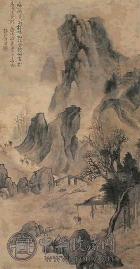 黄璧 山水 立轴 水墨纸本