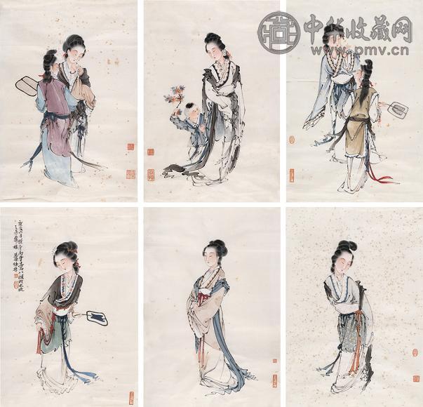 徐操 人物 镜心 纸本