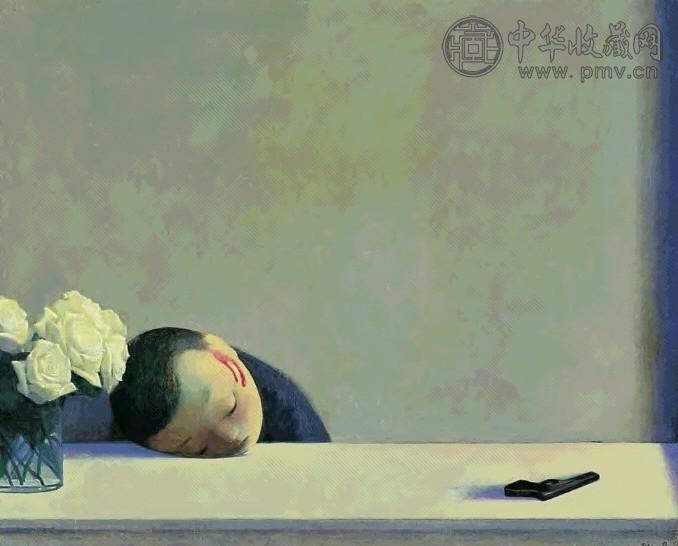 刘野 2002年 罗密欧 布面油画