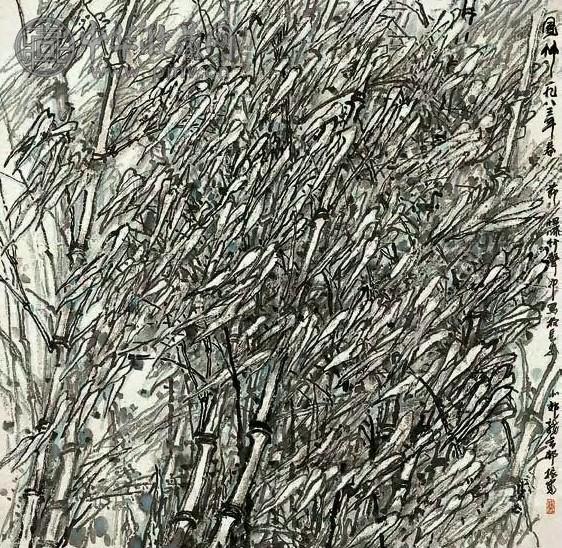 当代 崔振宽 翠竹迎风 轴