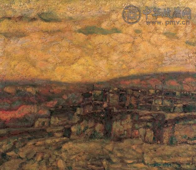 程丛林 1995年作 藏区 油画画布