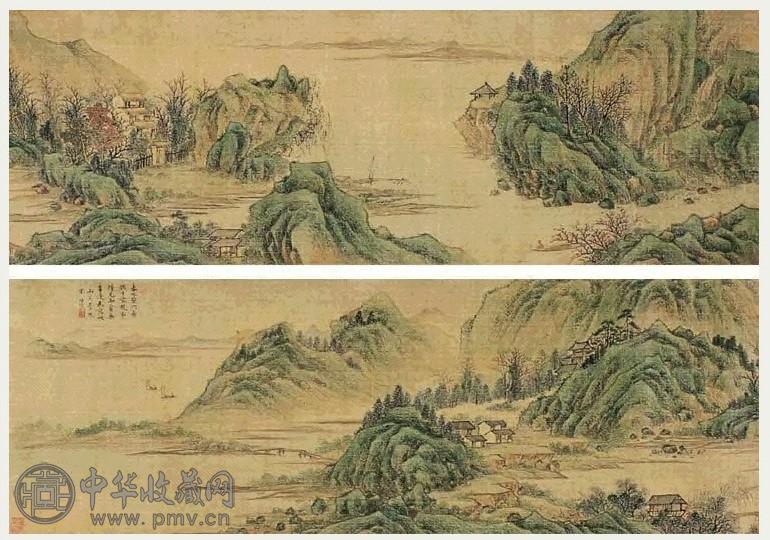 陈祼 春水柴门 卷