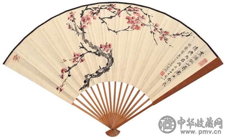 曾熙 曹广桢 孤山清兴 书法 设色纸本