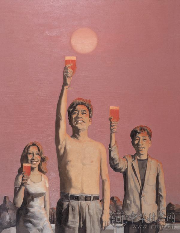 苏新平 2005年作 干杯7号 布面 油画