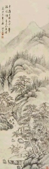 杨昌绪 山水 立轴 纸本