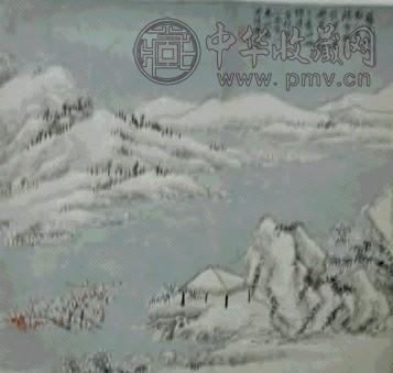 朱渊 山水 镜心