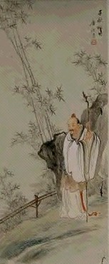 唐瘦青 人物 立轴