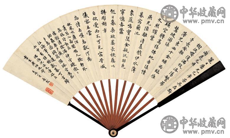 杜堇 雅集图 立轴 水墨绢本