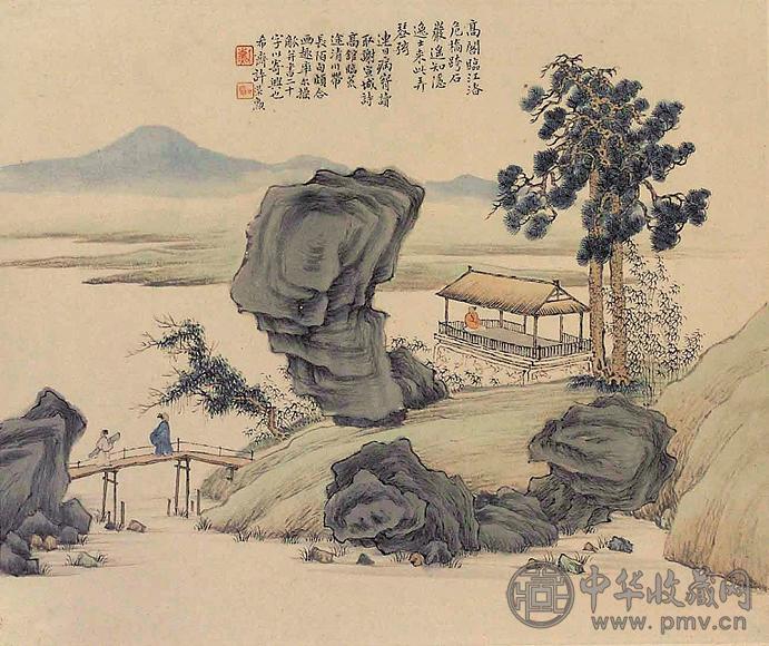 徐荣勋 山水 镜心