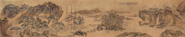 戴熙(传) 山水 镜心 设色绢本