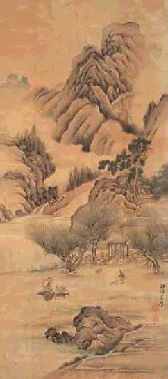 黄璧 山水 立轴 绢本