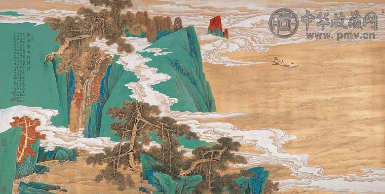 叶瑞琨 2005年作 东坡先生赤壁游 镜心 设色笺本