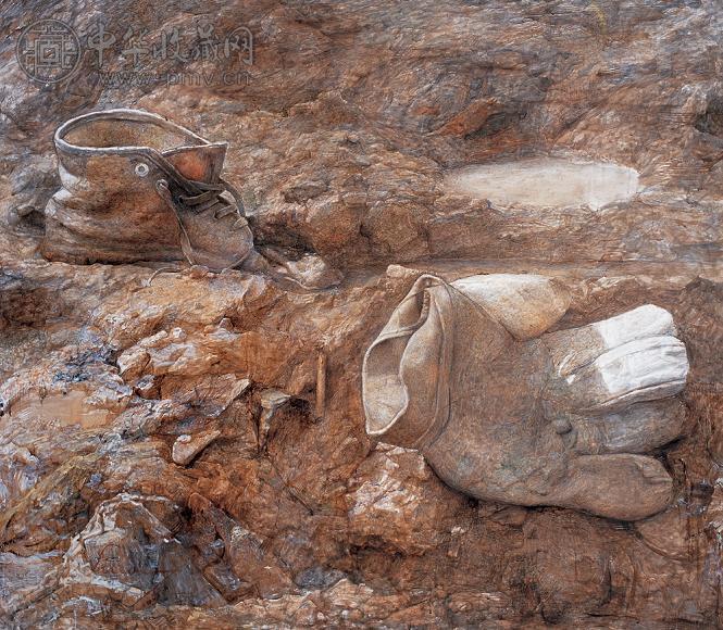 李蕾 军履 布面 油画