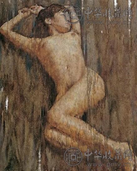 王征骅 1986年 躺着的女人体 布面 油画