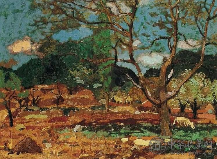 王玉平 1997年 北国之春 布面