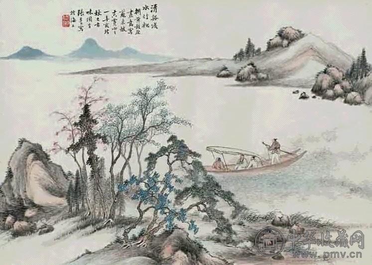 张伟卿 人物 立轴