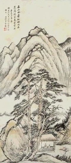 董耀 山水 立轴 纸本